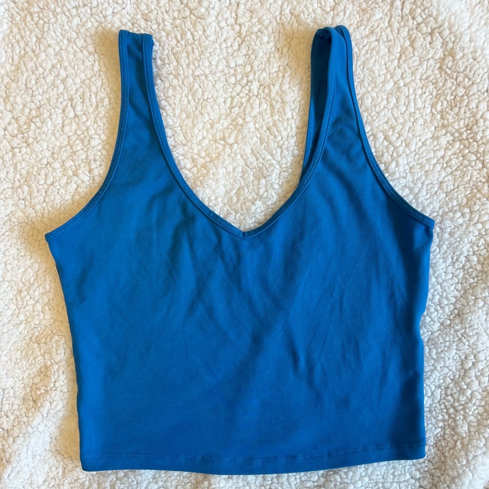 Hollister Vibrant Blue V-Neck Top